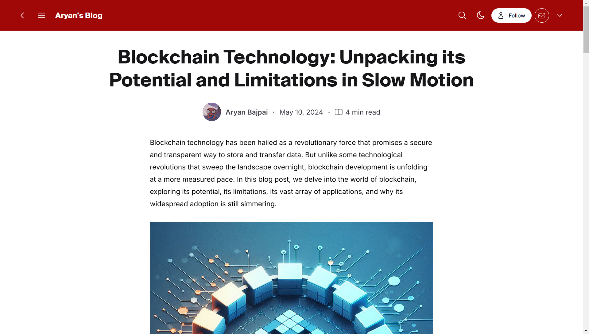 Blockchain Technology: Unpacking Its Potential and Limitations in Slow Motion
